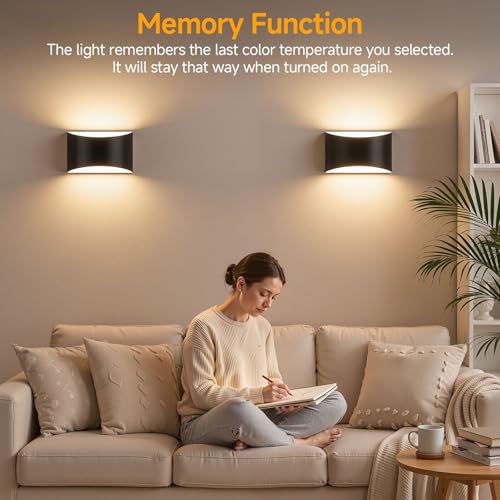 Modern LED Wall Sconce Set of 2 (2 Count)