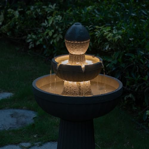 37.80” H Outdoor Water Fountain Made with Eco
