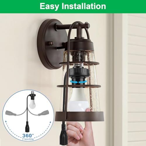 2 Pack 3 in 1 Light Socket Outlet Adapter (2 Count)