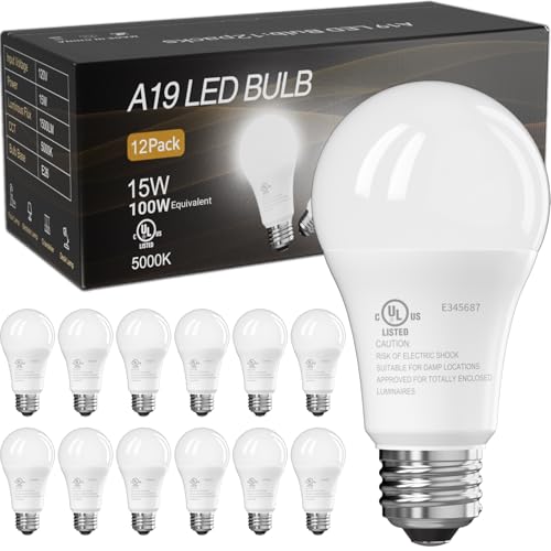 12 Pack LED Light Bulbs (12 Count)