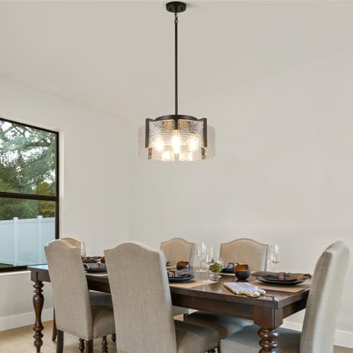 Black Chandelier for Dining Room Light Fixture