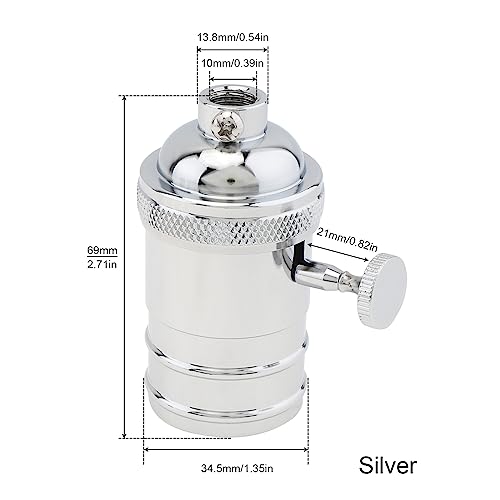 Nickel Lamp Socket