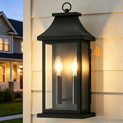 1 Pack 18" Large Outdoor Wall Lights Dusk to Dawn Outdoor Lighting