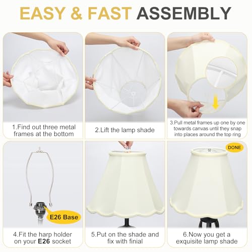 Medium Lamp Shades Set of 2 (2 Count)