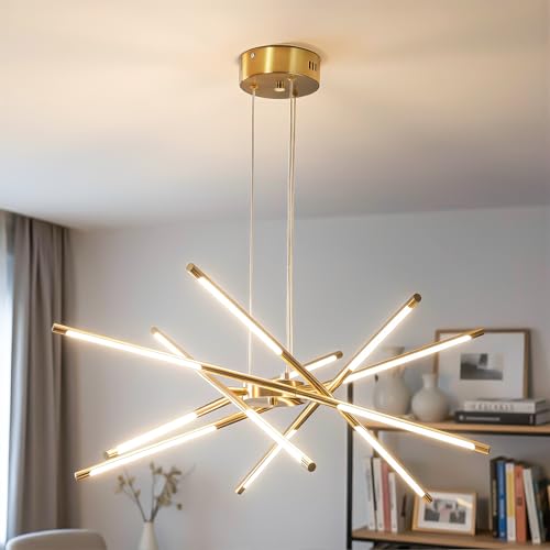 Modern Gold Chandelier