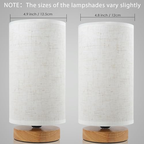 Minimalist Bedside Table Lamps for Bedrooms Set of 2 (2 Count)