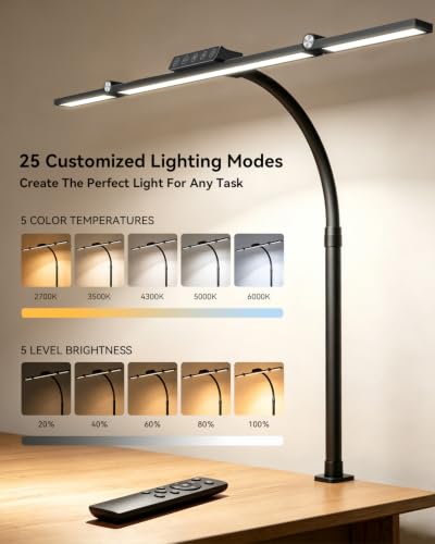 LED Desk Lamp with Clamp