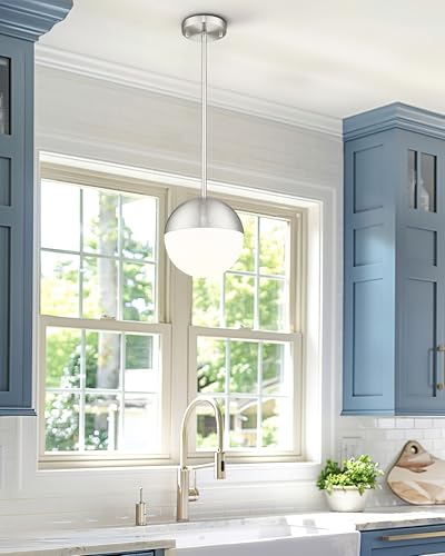 Brushed Nickel Pendant Lights Kitchen Island