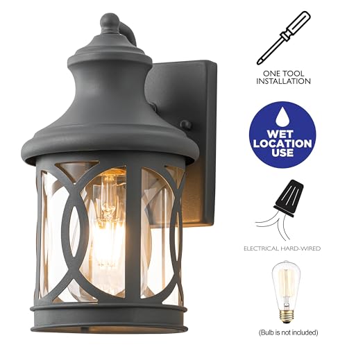 2 Pack Outdoor Wall Lights (2 Count)