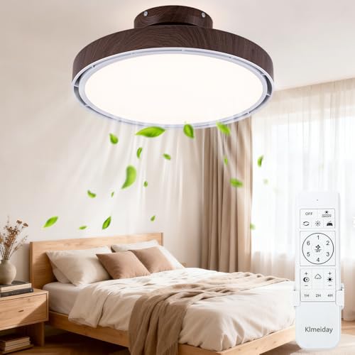 Bladeless Ceiling Fans with Lights and Remote