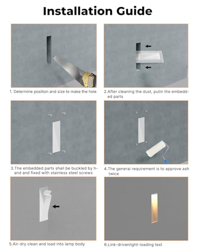 Recessed Step Light Hardwiring (4 Count)