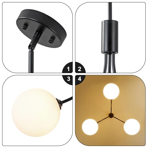 Modern Black Chandelier 3