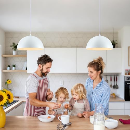 White Large Pendant Light 2 Packs (2 Count)