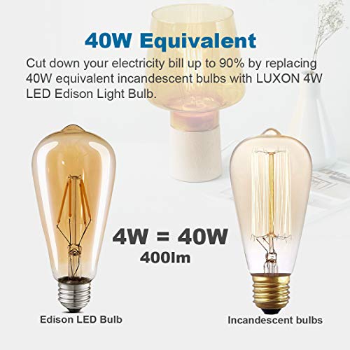 LED Edison Bulbs (4 Count)