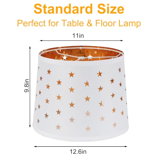 Empire Lamp Shades Set of 2 (White&Star)