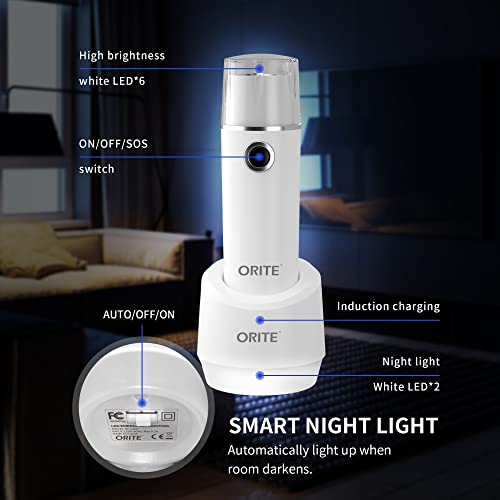 Emergency Flashlights for Home Power Failure (3 Count)
