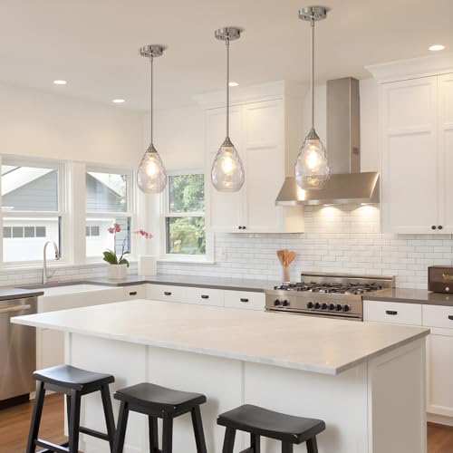 Glass Pendant Lights Kitchen Island