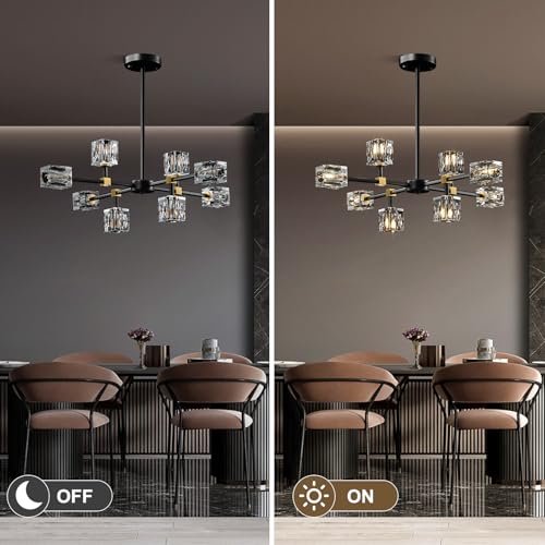 Modern Sputnik Crystal Kitchen Chandelier