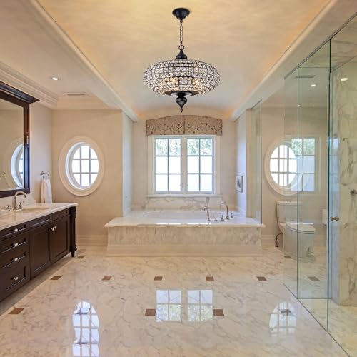 21" Crystal Chandelier