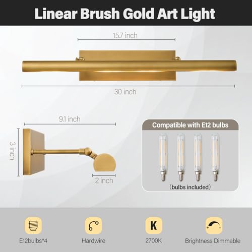 Antiquing Art Picture Frame Wall Light