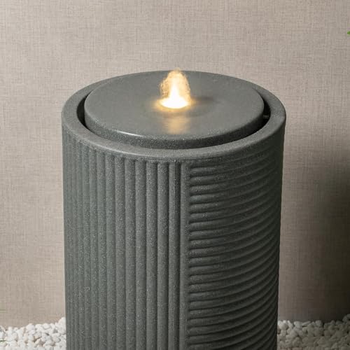 23.22” H Outdoor Water Fountain Made with Eco