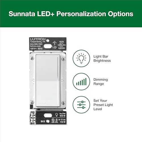 Sunnata LED+ Dimmer Switch