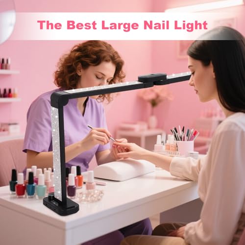 34in Half Moon Light for Nail Desk