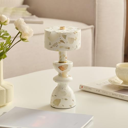 White Marble Touch Lamp