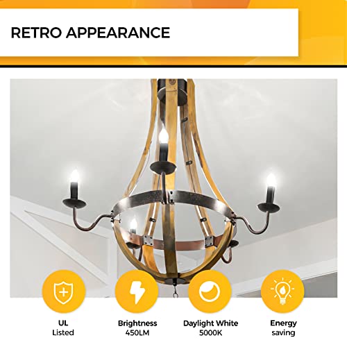 Candelabra Light Bulbs 5000K (6 Count)