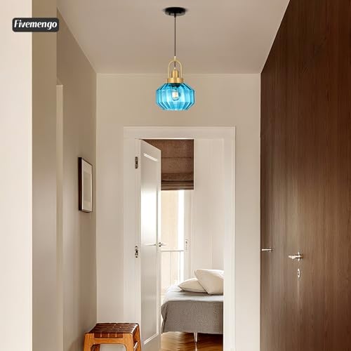 9in Mid Century Modern Pendant Light