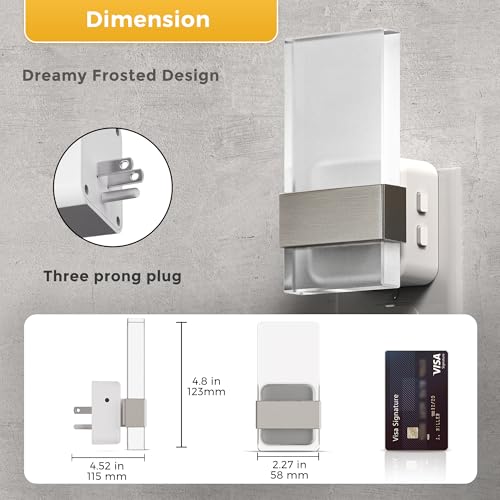 Night Light Adjustable Color Temperature Night Lights 2 Pack (2 Count)