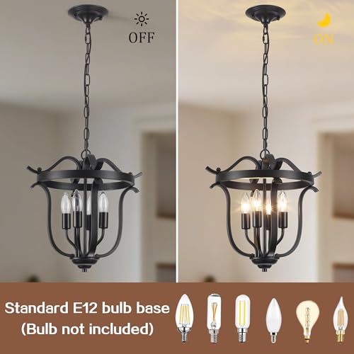 Black Farmhouse Chandelier