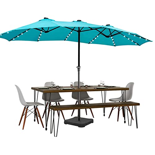 Double Sided Umbrella with LED Lights