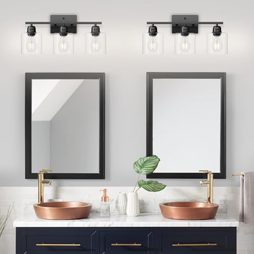 Modern 3 Light Bathroom Light Fixtures