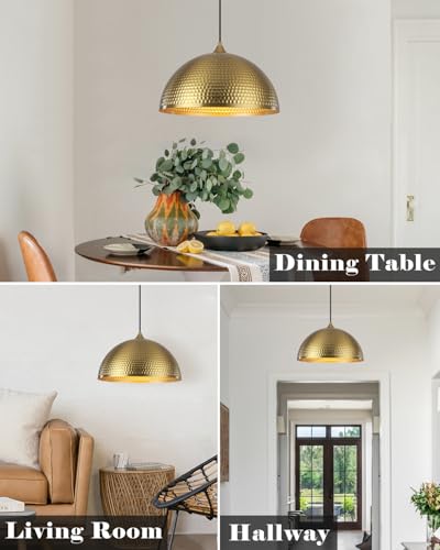 Gold Pendant Light 16 inch