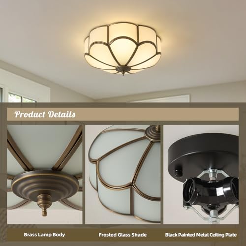 Vintage Black Bronze Ceiling Light