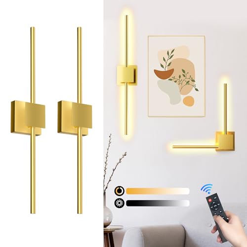 Battery Operated Wall Sconces Set of 2 (2 Count)
