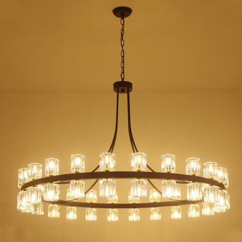 48 Light Modern Crystal Chandelier