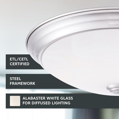 11 Inch Integrated LED Flush Mount Ceiling Light (2 Count)