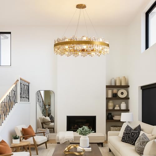 39.4'' Modern Crystal Chandelier