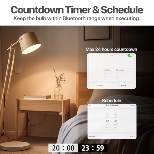 LED Remote Control Light Bulbs 60 Watt Equivalent