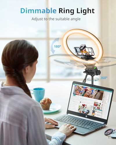 12'' LED RGB Ring Light with 62'' Tripod Stand