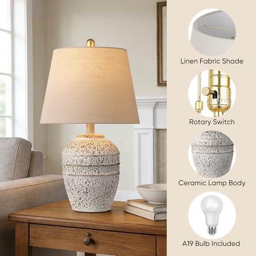 Farmhouse Ceramic Table Lamp