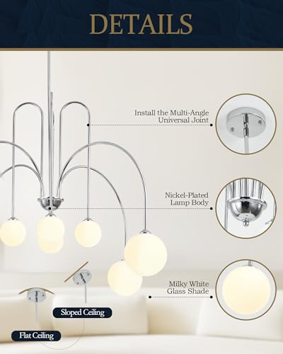 Nickel Sputnik Chandelier