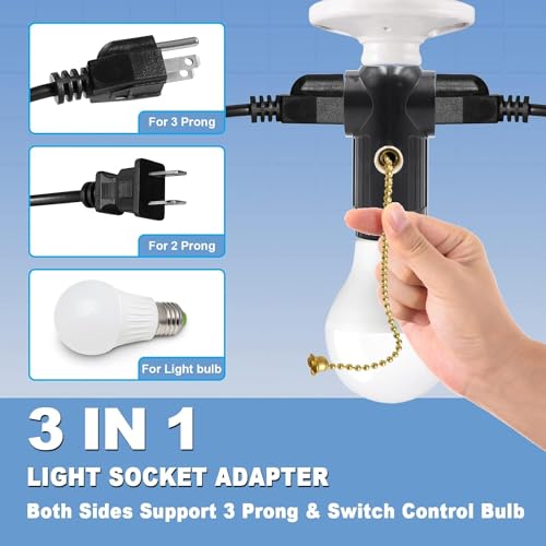 Light Socket Outlet Adapter