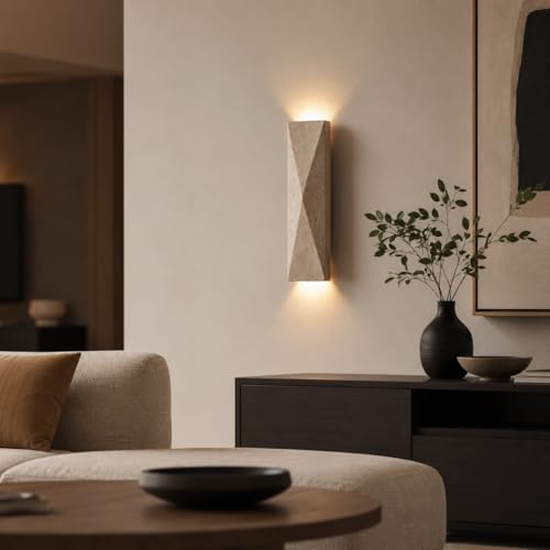 Travertine Wall Sconce