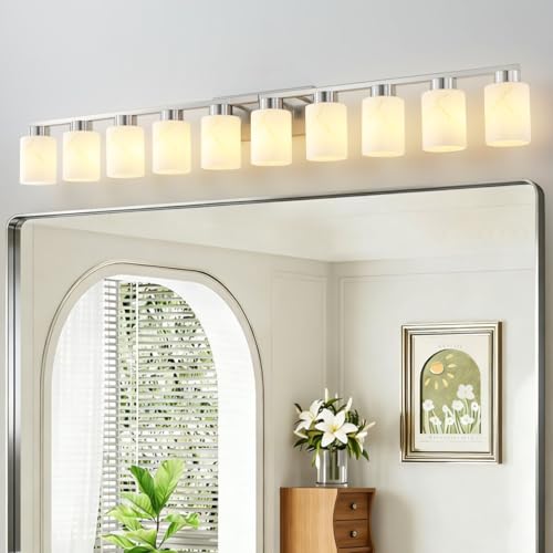10 Light Bathroom Light Fixtures (10 Count)