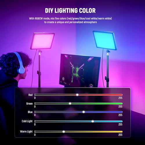GL25C LED RGB Streaming Key Light