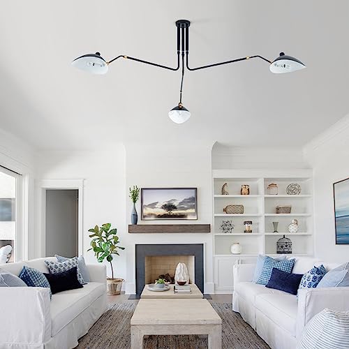 85" Mid Century Chandelier
