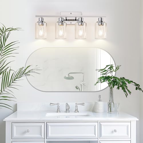 4 Light Bathroom Light Fixtures (4 Count)